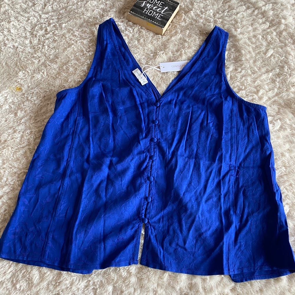 Gentle Fawn ~ Meghan Royal blue Top NWT Size M 💫